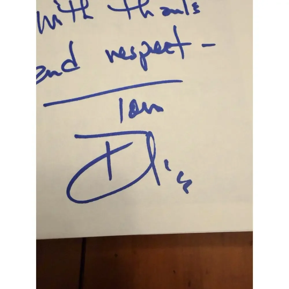 Gen Tommy Franks Signed Association Copy to Reuters Pentagon Reporter Jim Wolf